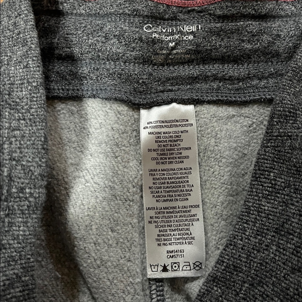 Calvin Klein Performance Gray Jogger Pants - Picture 4 of 6